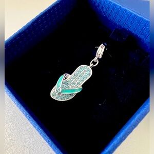 Brand new in box never worn Swarovski charm sandal